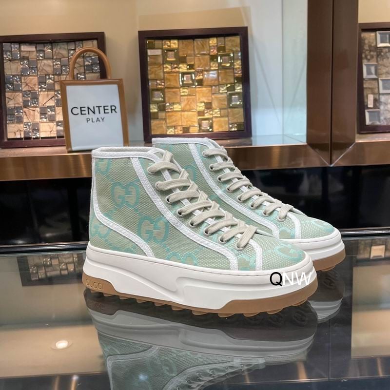 Gucci High-top Maxi GG Shoes Sneakers – Light Green SNK125551616