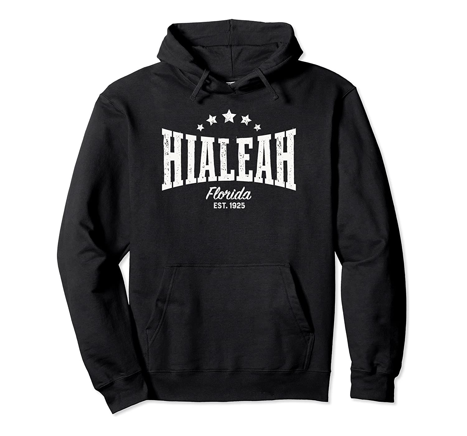 Vintage Hialeah FL Distressed Home City Western Style Pullover Hoodie, T-Shirt, Sweatshirt, Tank Top, Racerback, Dolman