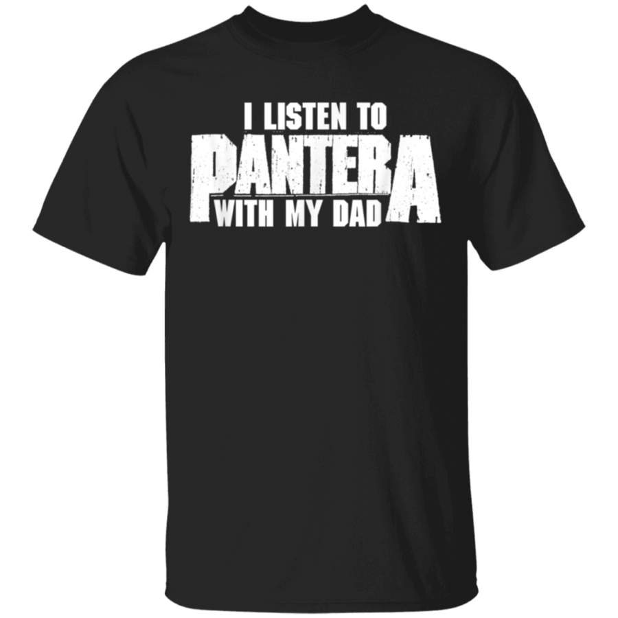 Pantera Official I Listen To Pantera With My Dad TShirt