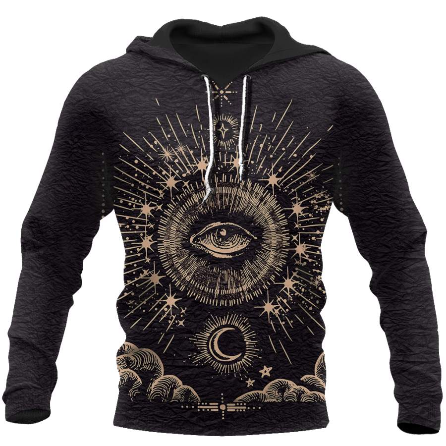 Alchemy Sun And Moon 3D All Over Printed Shirts Hoodie JJ140104