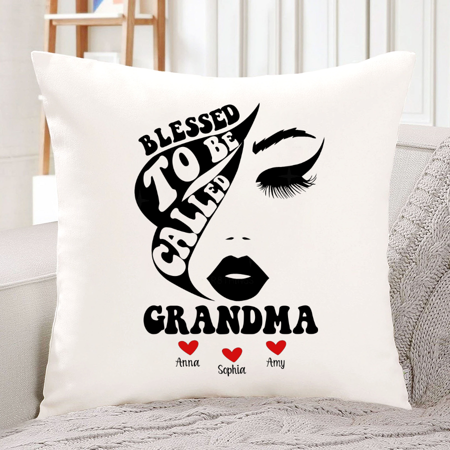 Blessed To Be Called Grandma Empowered Women Pillow