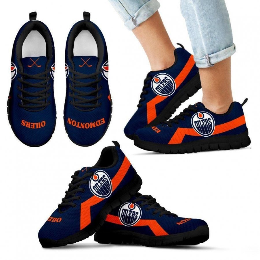 Edmonton Oilers Line Logo Sneakers #931