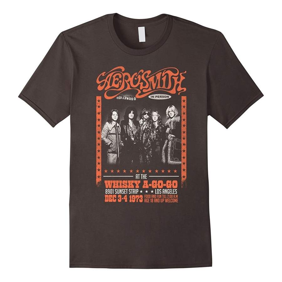 YPS Fashion Printing Cotton Men’s T-shirt Aerosmith Whisky T- Shirt Mens Funny Tshirts