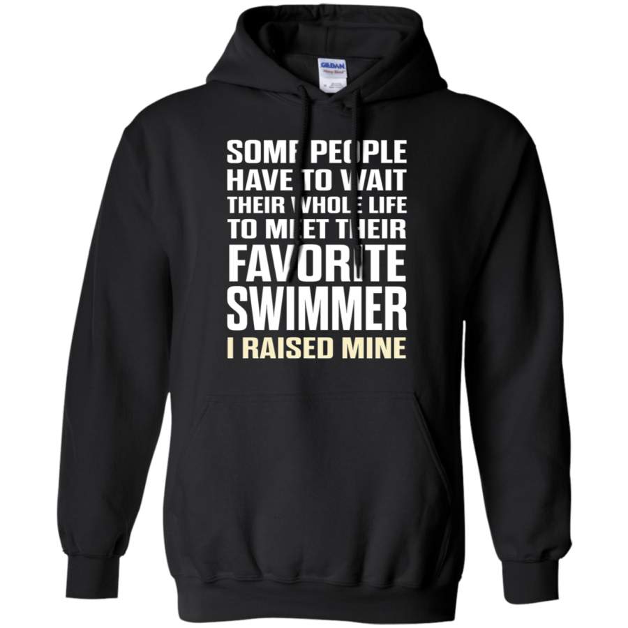 AGR Favorite Swimmer I Raised Mine Gildan Pullover Hoodie