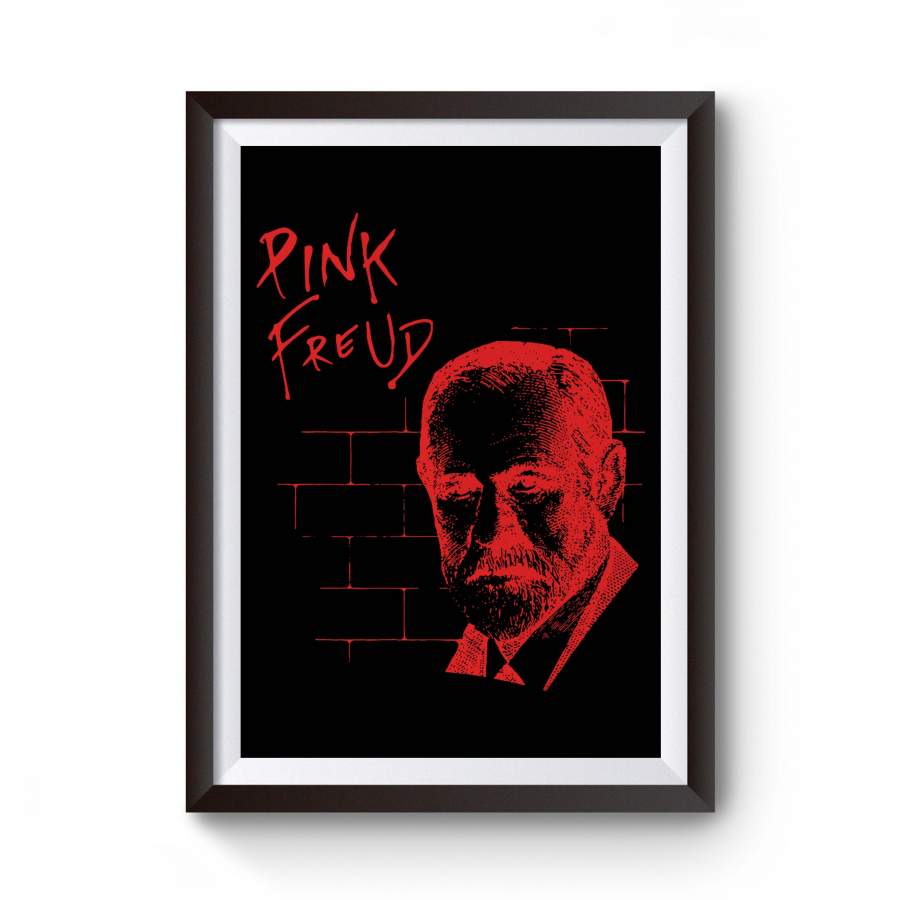 Pink Freud Sigmund Vintage Science Psychology Dream Graphic Poster