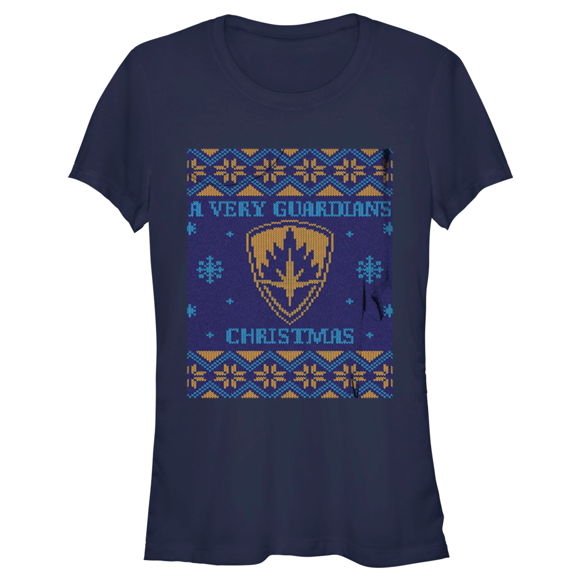 Junior’S Guardians Of The Galaxy Holiday Special Ugly Christmas Sweater T-Shirt