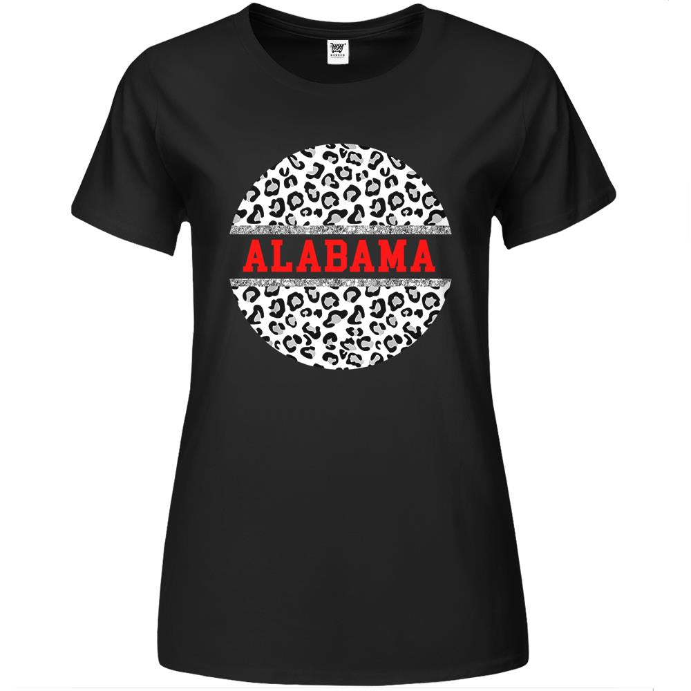 Alabama Leopard Shirt Crimson Shirt Tide Premium Womens T Shirts