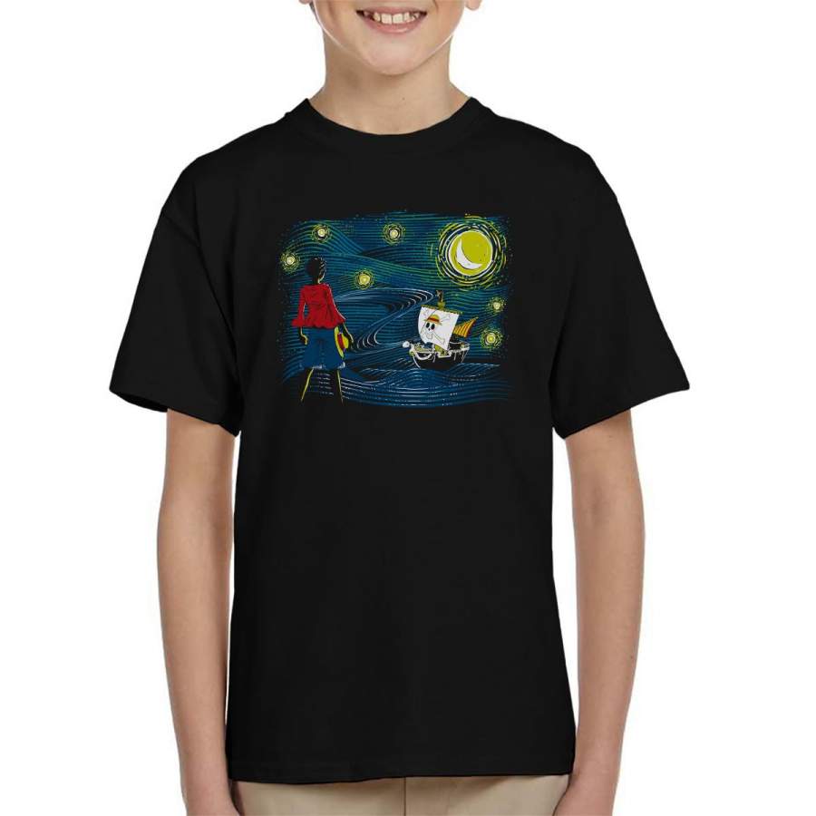 Starry Sea One Piece Kid’s T-shirt