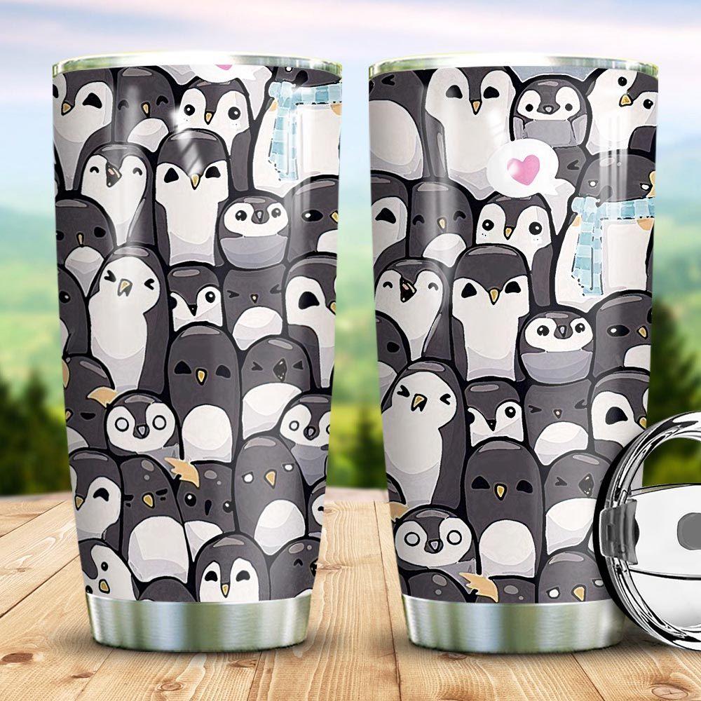 Full Of Penguin  Stainless Steel Tumbler