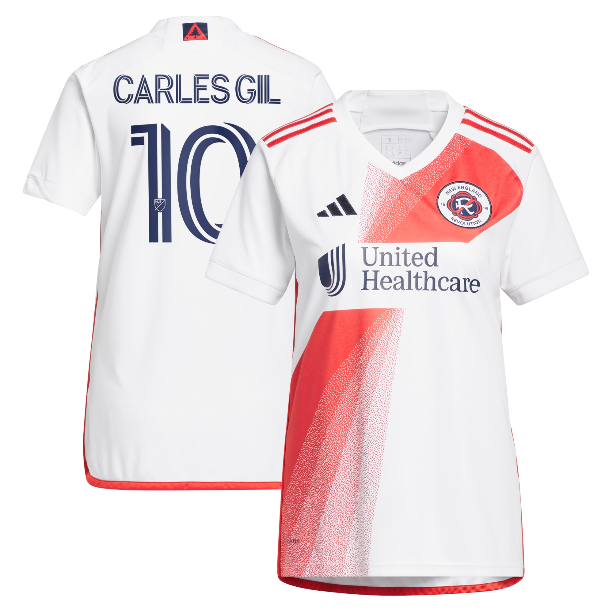 Carles Gil New England Revolution Women's 2023 Defiance Replica Jersey – White