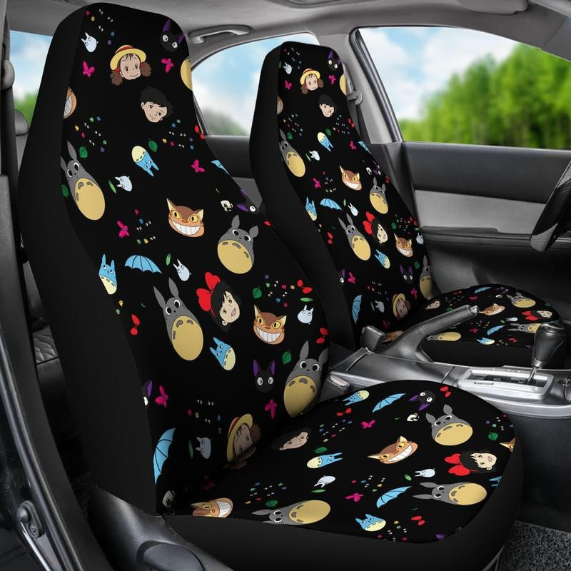 Studio Ghibli Car Seat Covers Custom Anime Car Interior Accessori In 2021 Custom Car Seat Covers