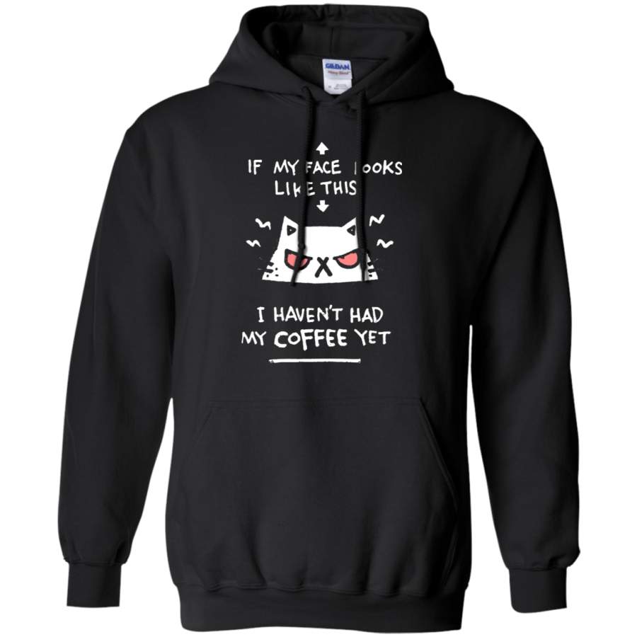 AGR I Haven ‘t Had My Coffee Angry Cat Hoodie