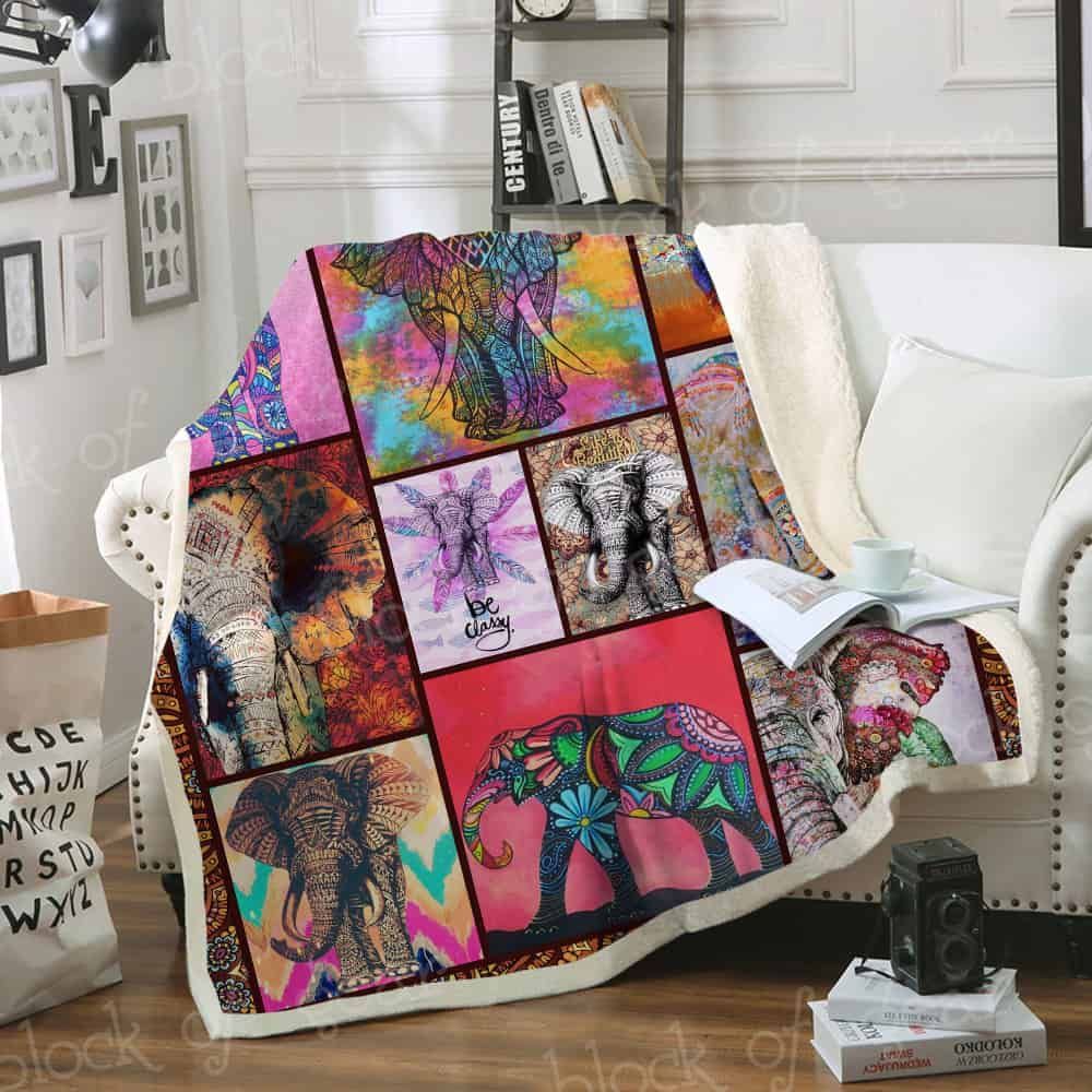 Hippie Elephant Blanket Th458