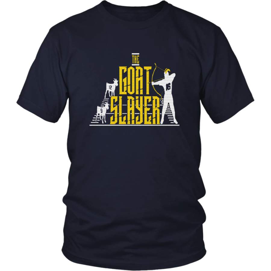 THE GOAT SLAYER SHIRT LOS ANGELES RAMS NFC CHAMPIONS – JARED GOFF