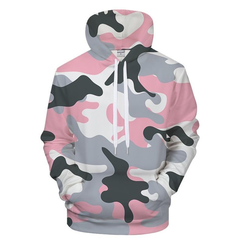 Pink Camo Hoodie