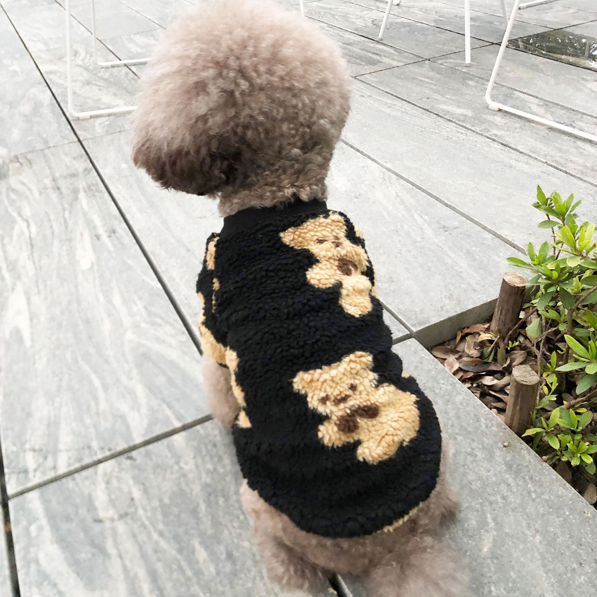 Sweet Korean Bear Dog Clothes for Small Medium Large Dogs Cute Dog Coats French Bulldog Jacket Puppy Sweater Dogs Pets Clothing alx