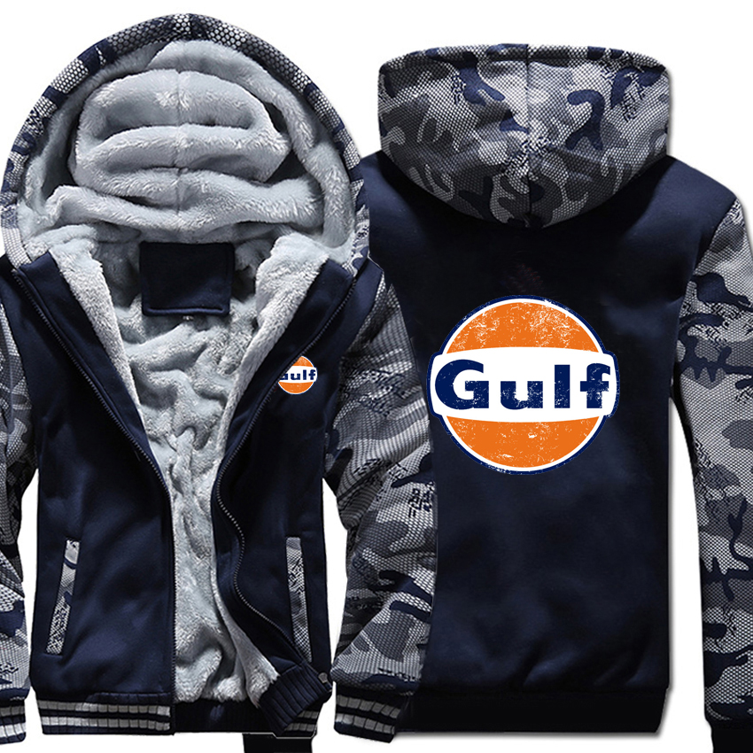 2022 New Winter Man GULF Hoodies Camouflage Sleeve Jacket Hooded Fashion Men Fleece Long Sleeve Sweatshirts alx