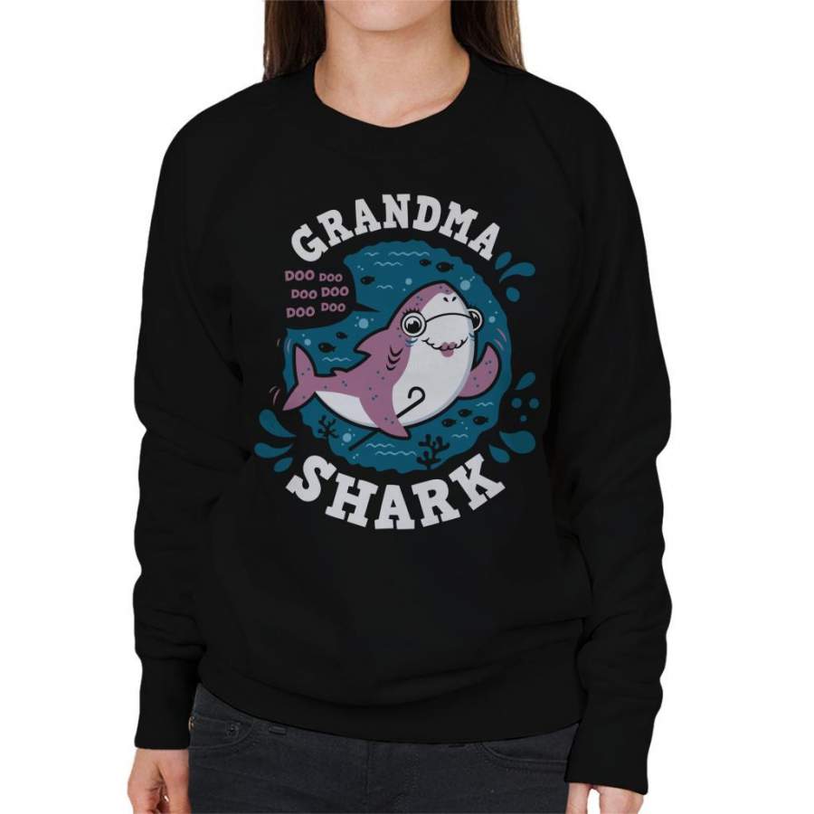 Baby Shark Family Grandma Women’s Sweatshirt