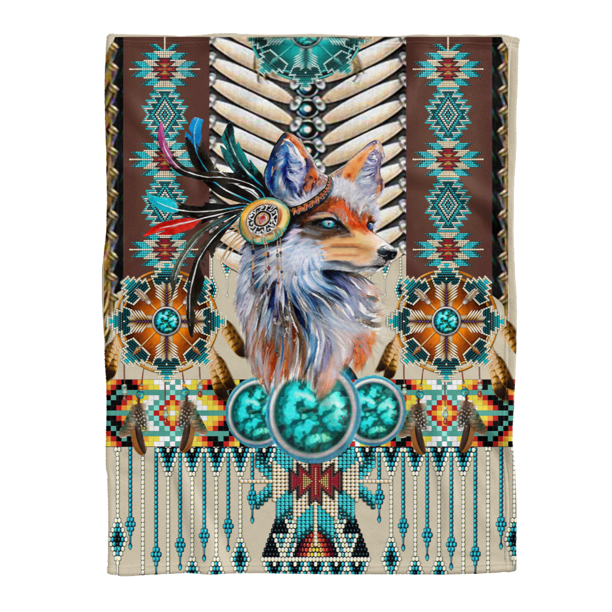 Animal Blanket, Native American Fox