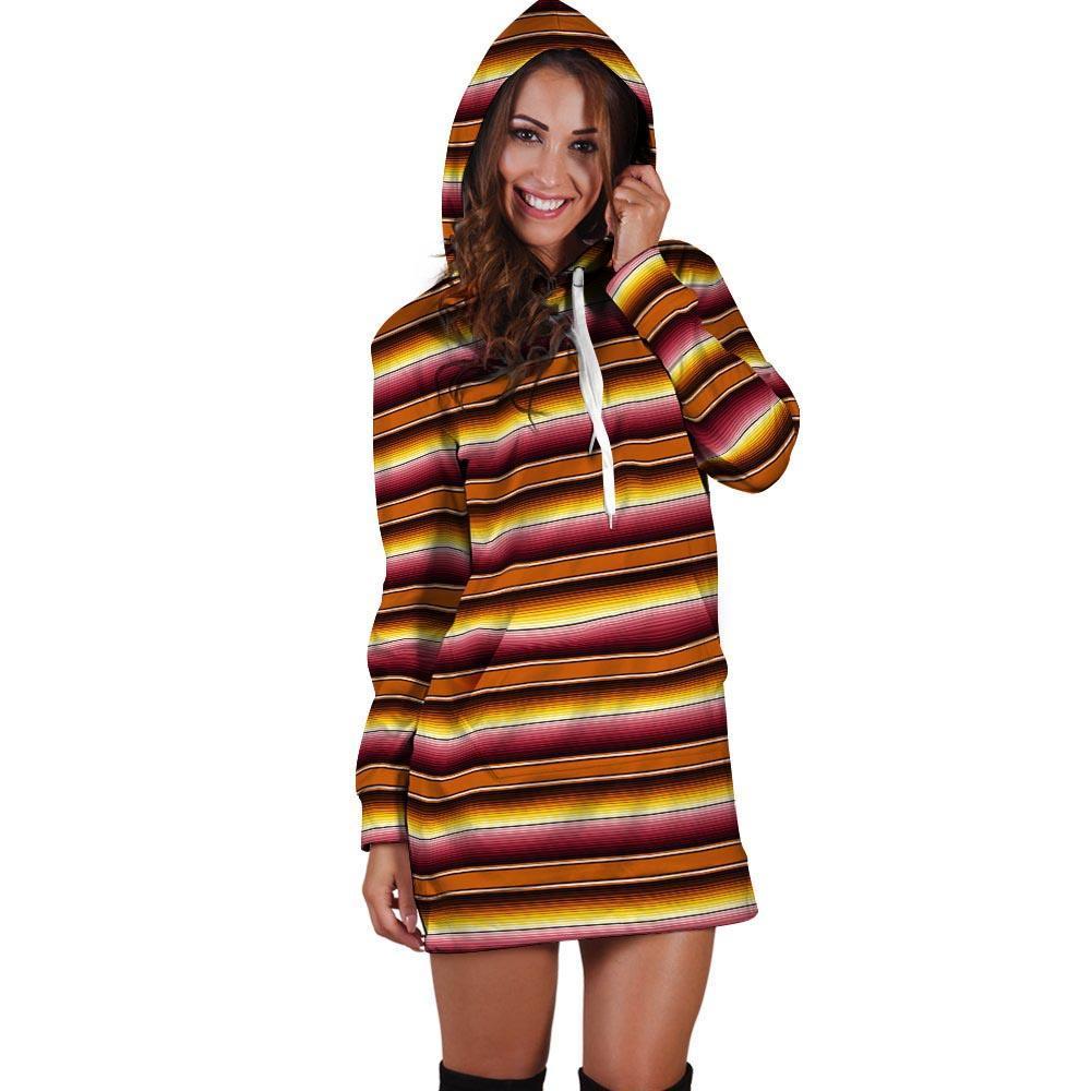 Yellow Mexican Baja Hoodie Dress