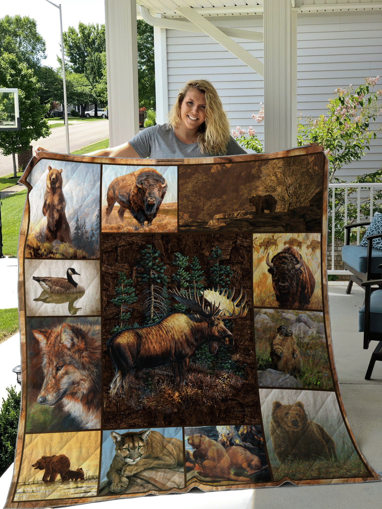 Animal Quilt All Over Print –  Q0316