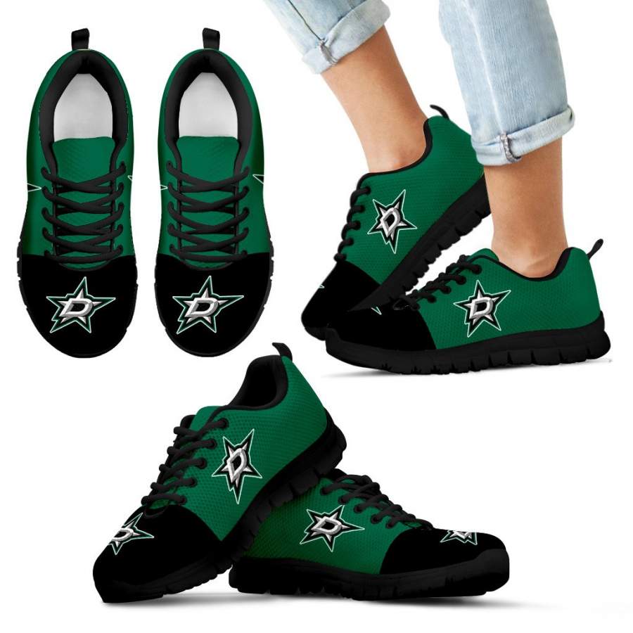 Two Colors Aparted Dallas Stars Sneakers