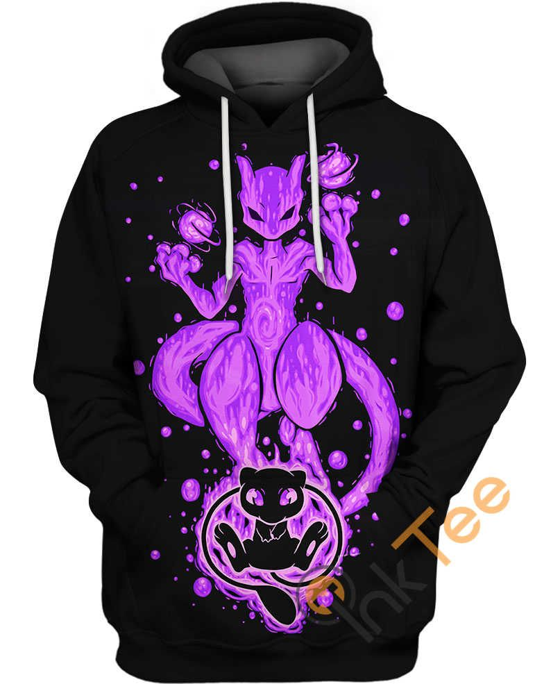 Mew And Mewtwo Pokemon Hoodie 3D