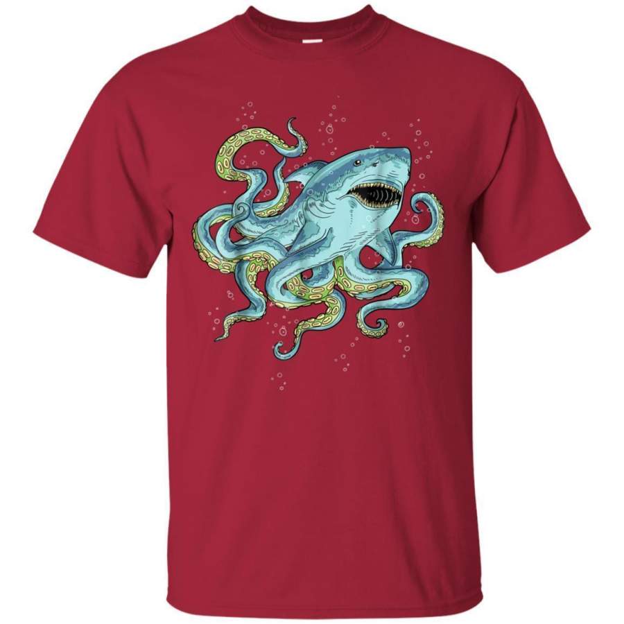 AGR Half Shark Half Octopus Sharktopus Graphic Tshirt Jaq T-shirt