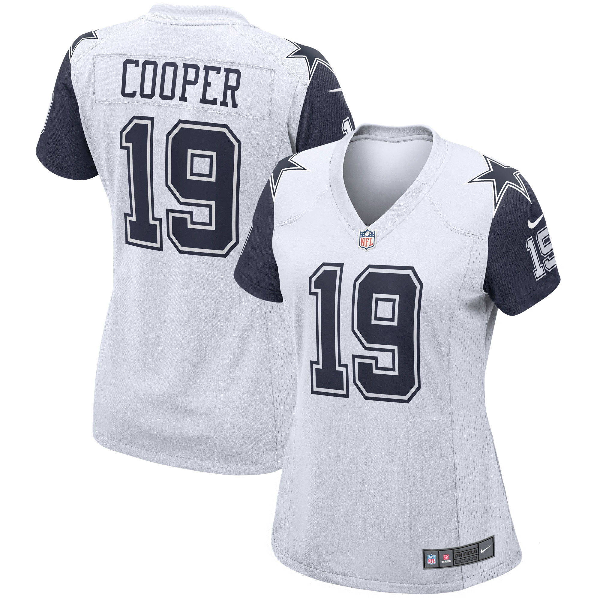 Amari Cooper Dallas Cowboys Womens Alternate Game Jersey – White NFL