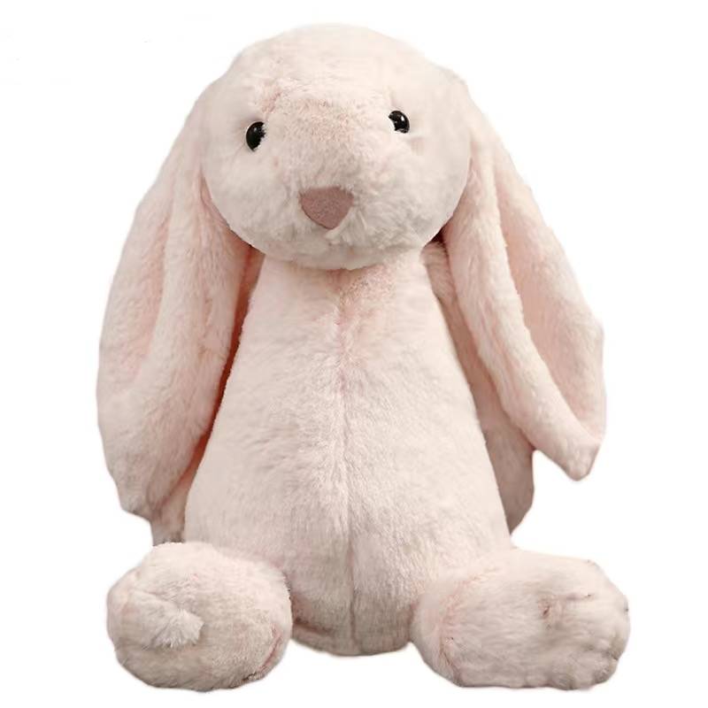 Soft Stuffed Animals Kids Long Ear Bunny Rabbit Sleeping Cute Cartoon Plush Toy Dolls Children Birthday Gift alx