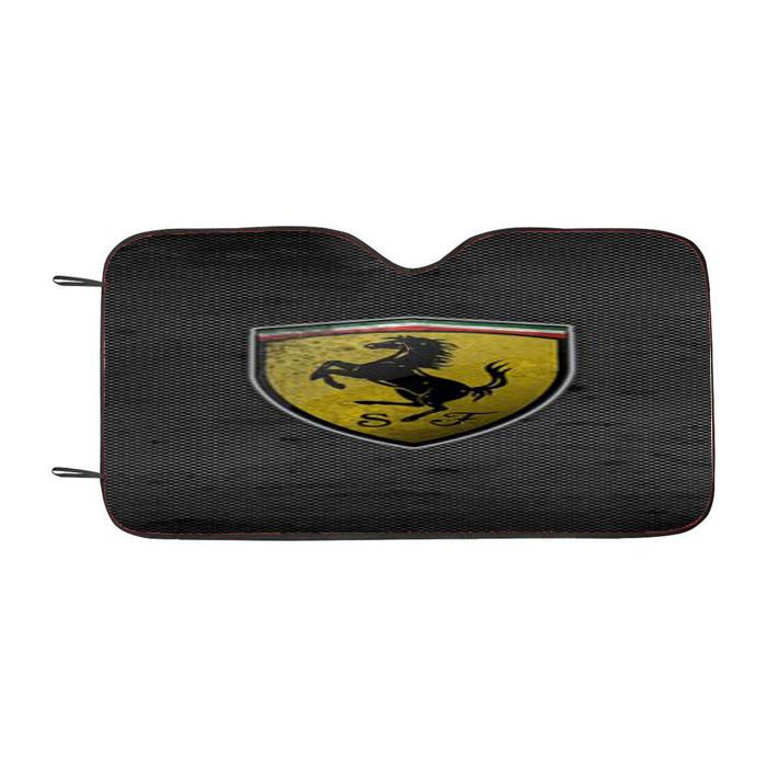 Porsche Logo Grey Background Auto Sun Shade