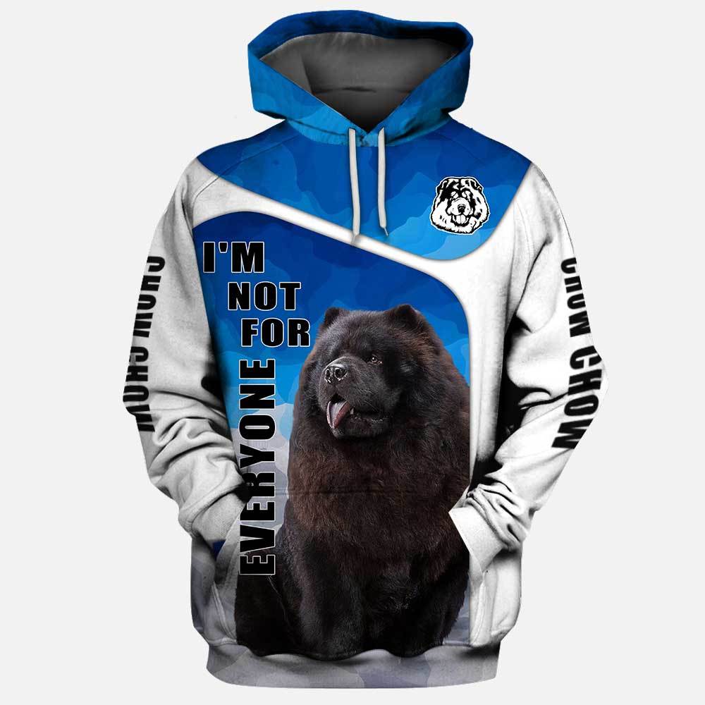 Black Chow Chow Not For Everyone 3D Full Printing