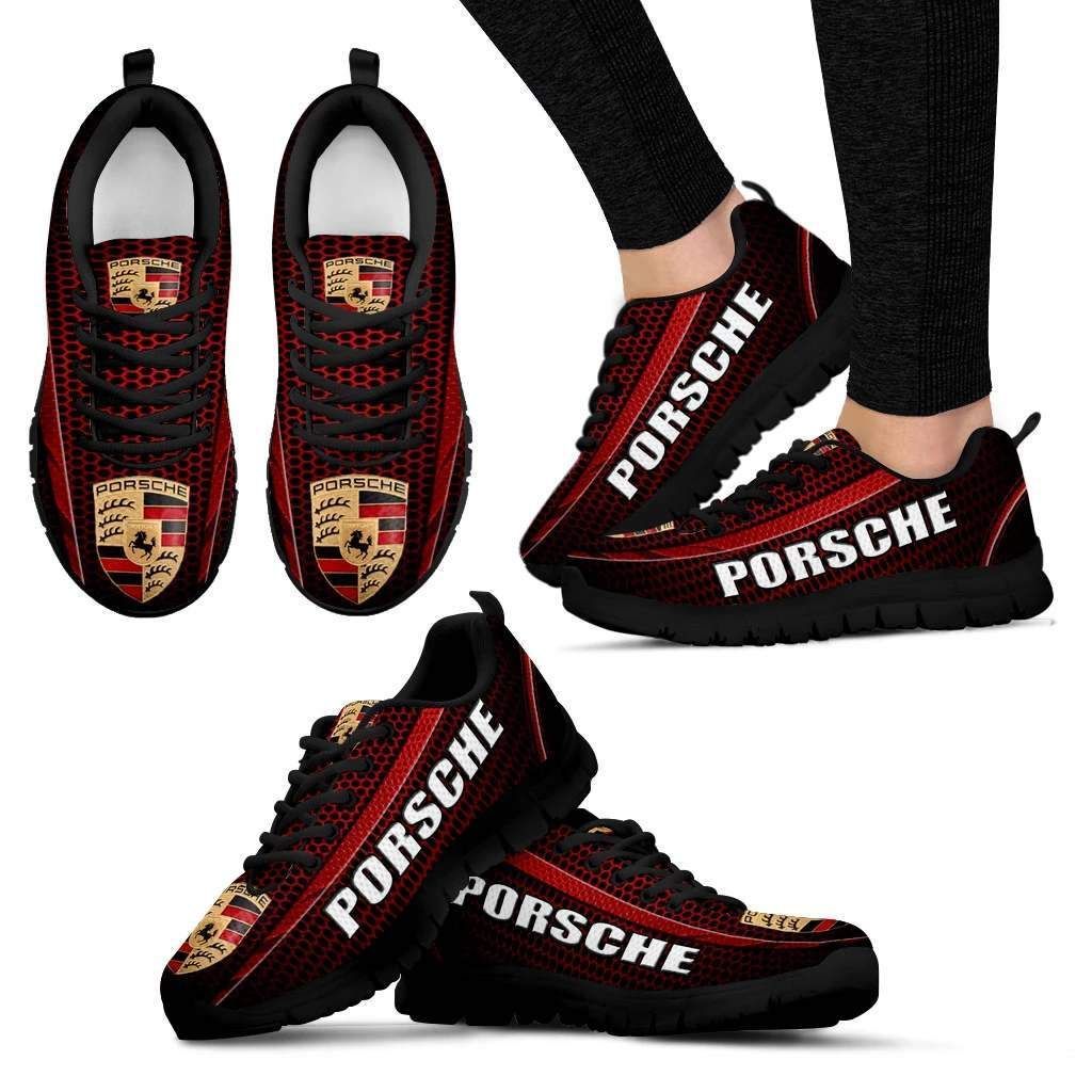 Porsche Luxury Car Unisex Breathable Sneakers Porsche 3 Custom Shoes Porsche Luxury Sneakers Boost