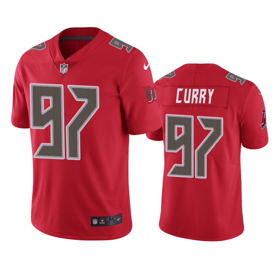 Tampa Bay Buccaneers Vinny Curry Red Nike Color Rush Limited Jersey