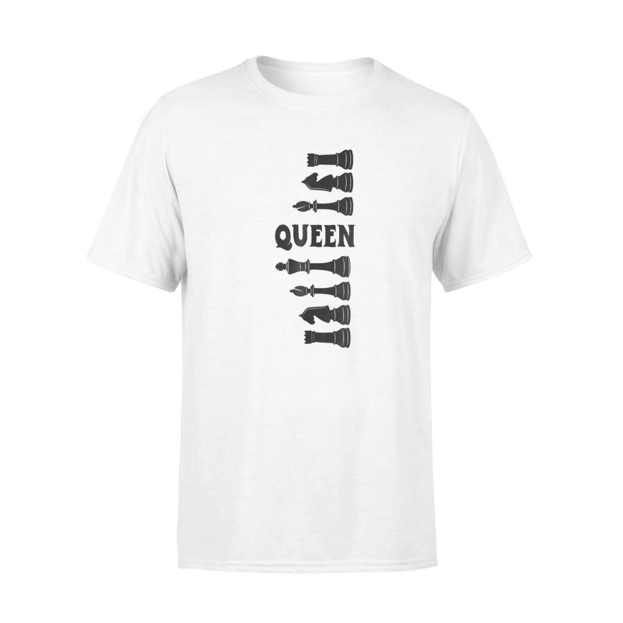 Chess Black Queen Strategy Game Lover T-Shirt