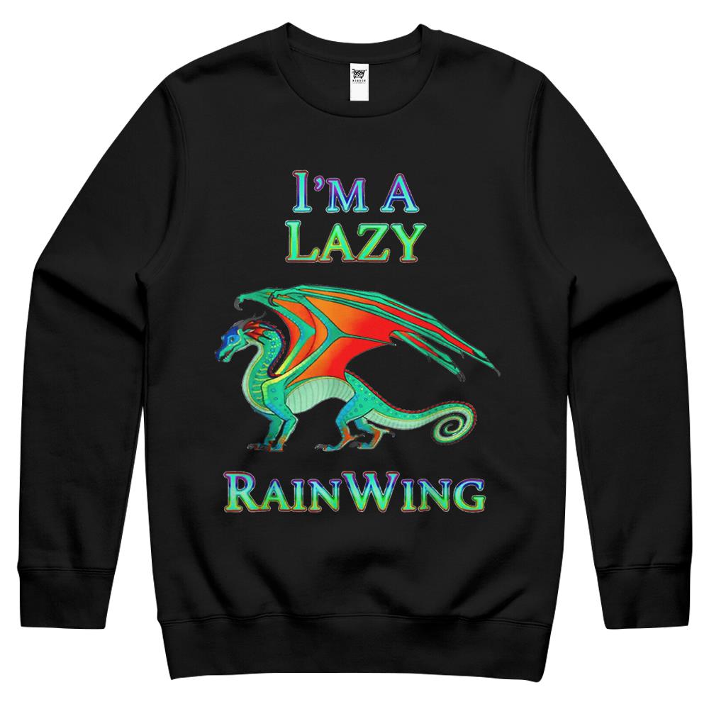 I Am Lazy Rainwing Crewneck Sweatshirt