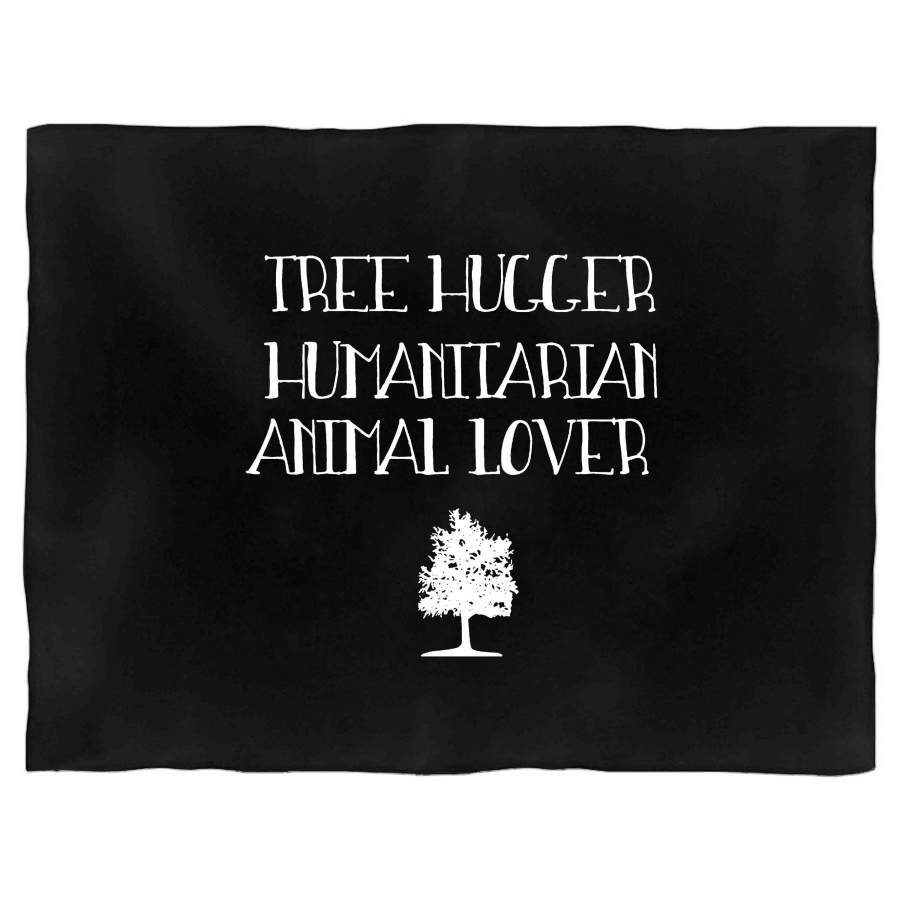 Animal Hugger Tree Lover Gift Blanket