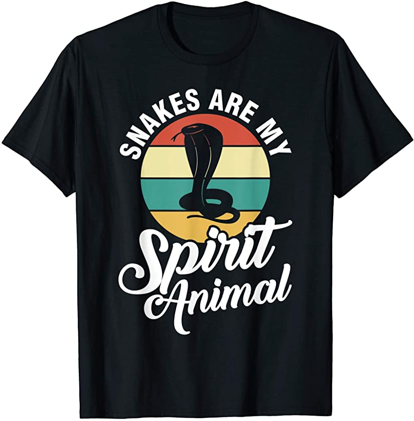 ”Snakes Are My Spirit Animal” Snake Lover T-Shirt