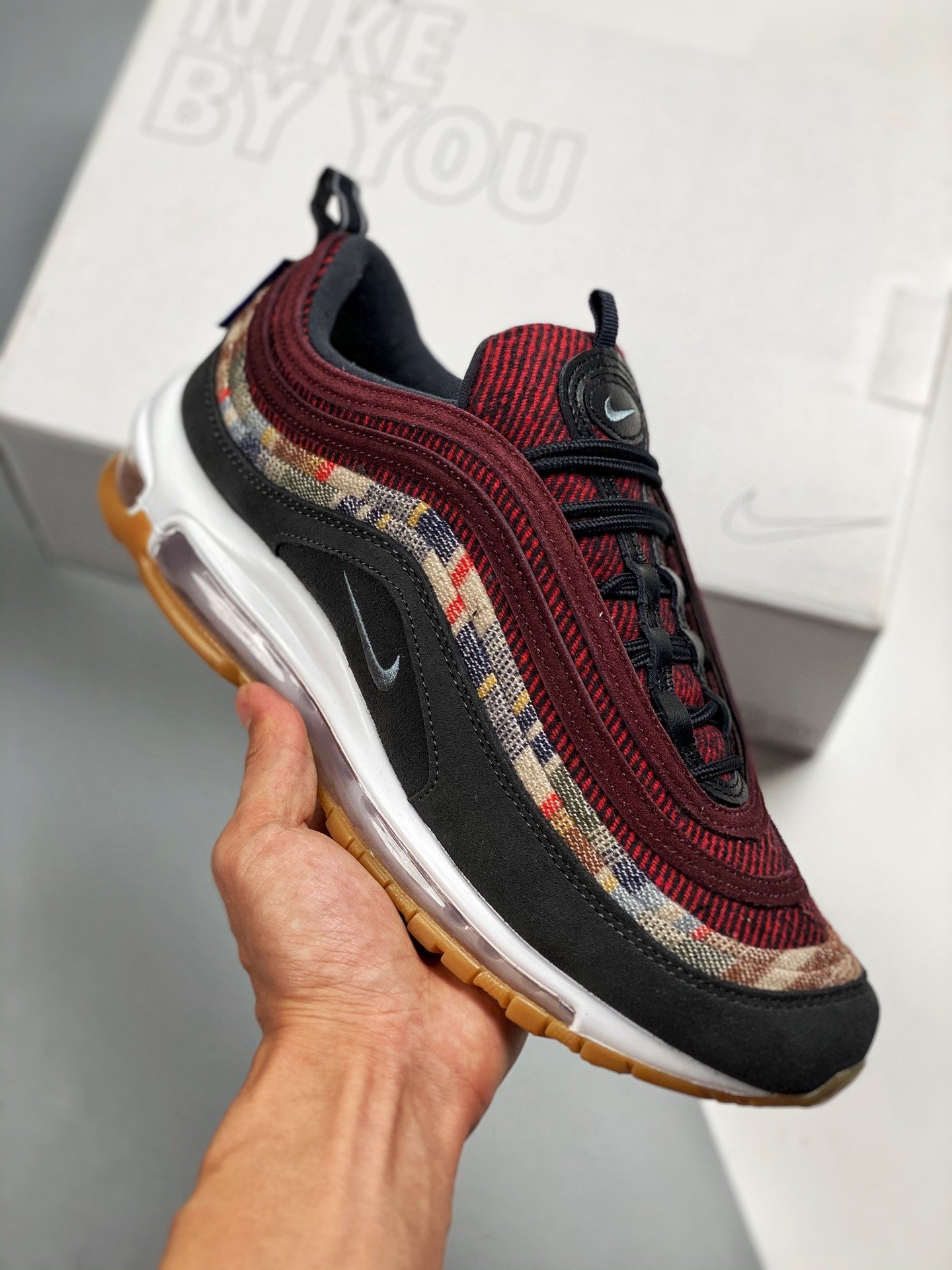 Pendleton x Nike Air Max 97 By You Black Multi DC3494-993 5338907