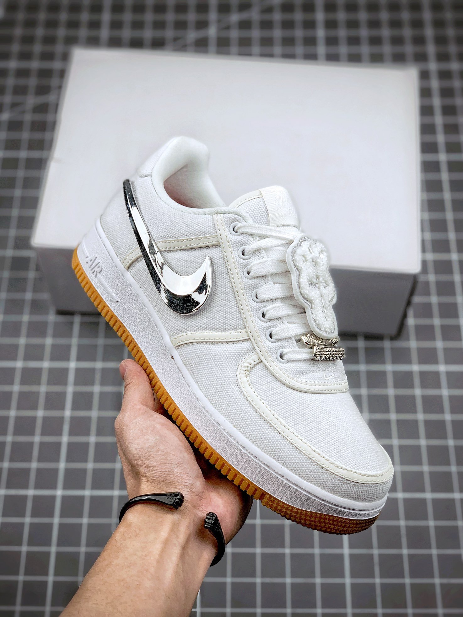 Travis Scott x Nike Air Force 1 Low White AQ4211-100 5338808