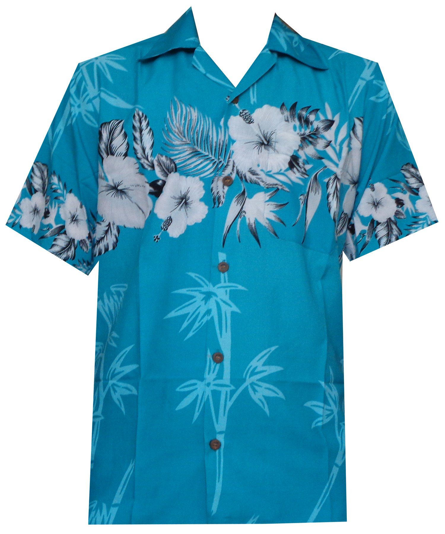 Flowers Blue White Best Design Hawaii Shirt Ha79079