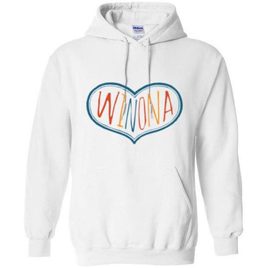 Winona Hoodie Sweatshirt + Long Sleeve Tee, Multicolor Heart