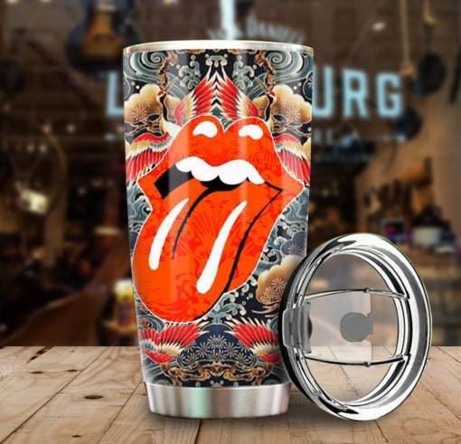 Rolling Stones Merch Japan Pattern Tumbler Cup
