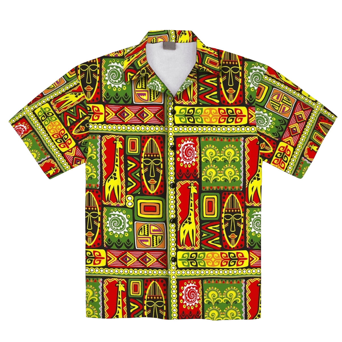 Cover Your Body With Amazing African Hot Tone Pattern Tropical Hawaii Aloha Shirts Ha41282