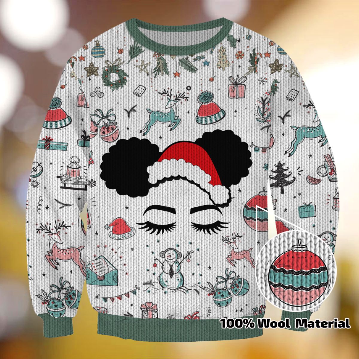 Women Christmas Unicorn Ugly Sweater