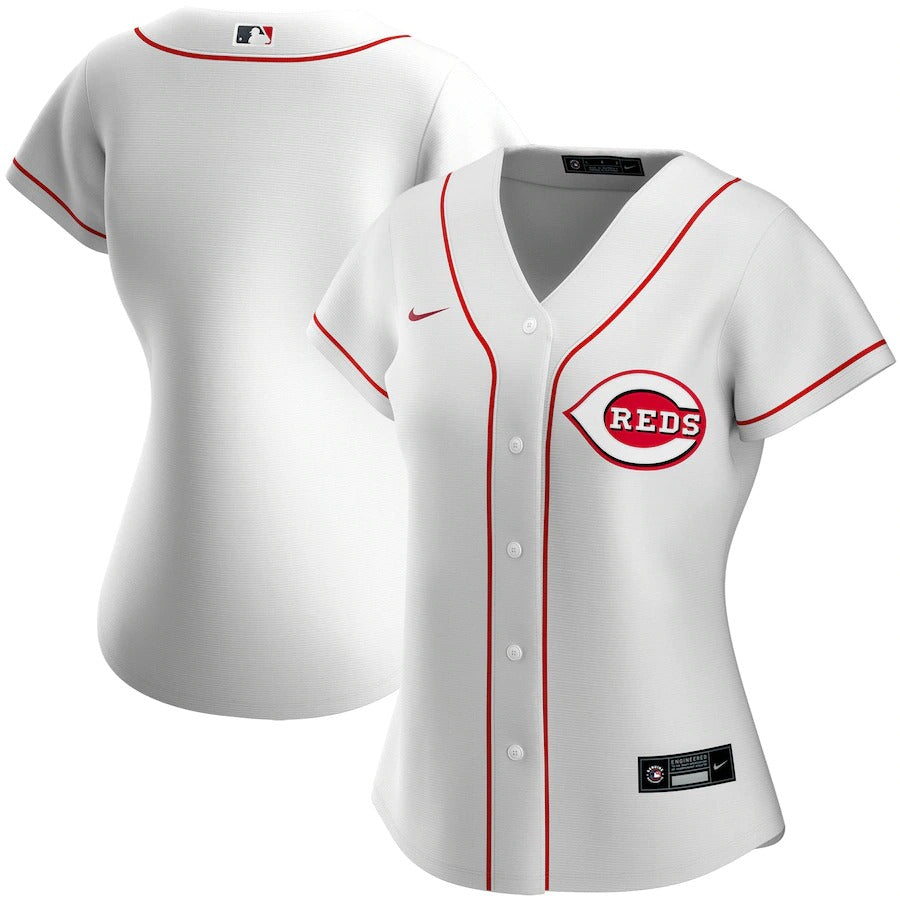 Women’S Cincinnati Reds Nike White Home Replica Team Jersey