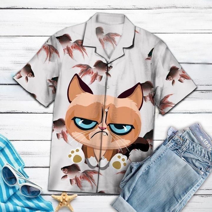 Buy Amazing Cat Hawaii Shirt Ha106185