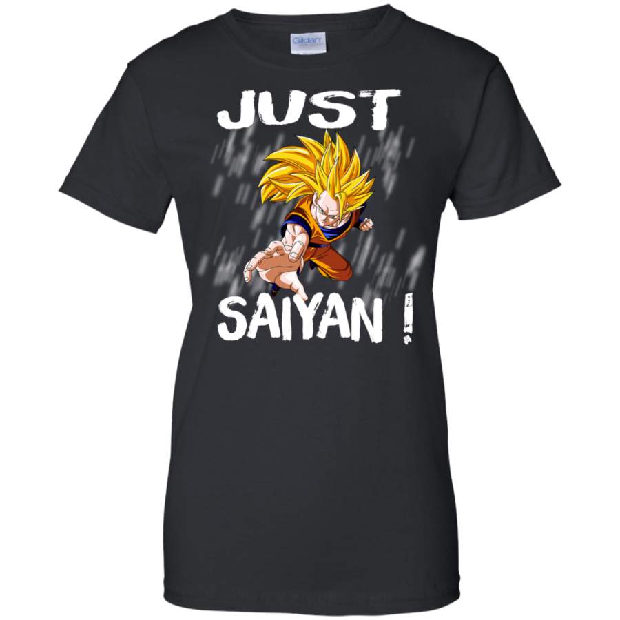 just saiyan t shirt