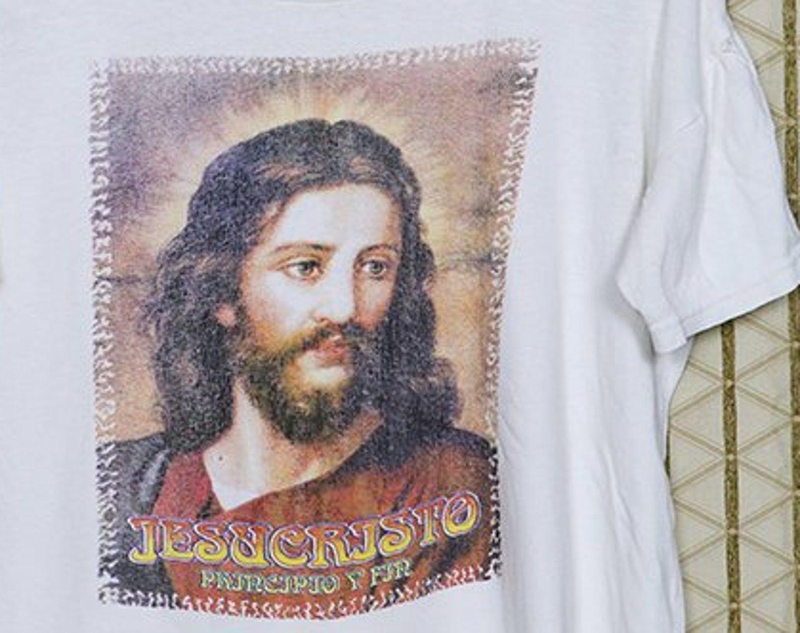 Jesus Christ T-Shirt Vintage Rare Jesu Cristo T-Shirt 1980S Soft Thin T 1980 80S Goth Punk Madonna God