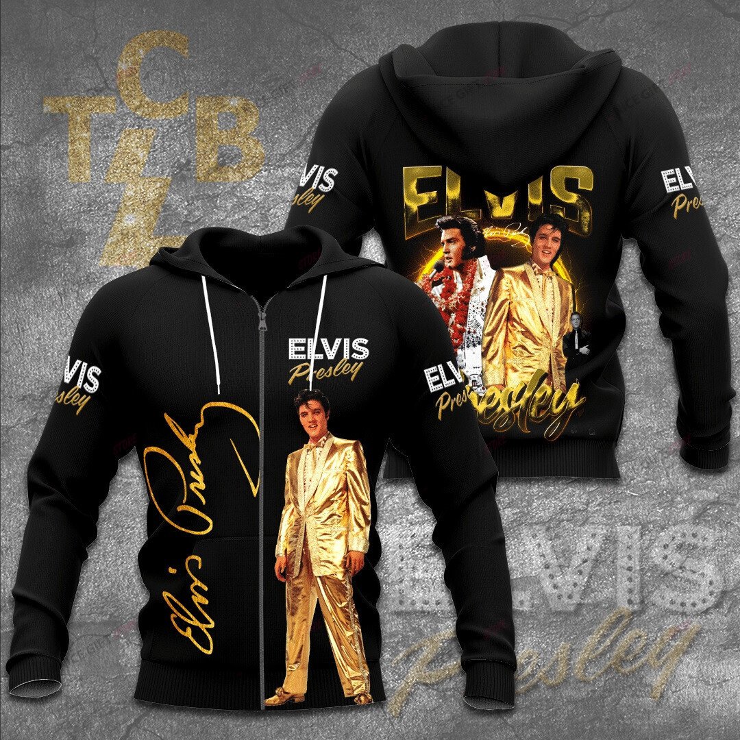 Elvis Presley Zip Hoodie 3D 3Zh-J3S5